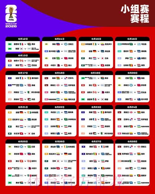 2026世界杯赛程官方发布观看指南查询入口